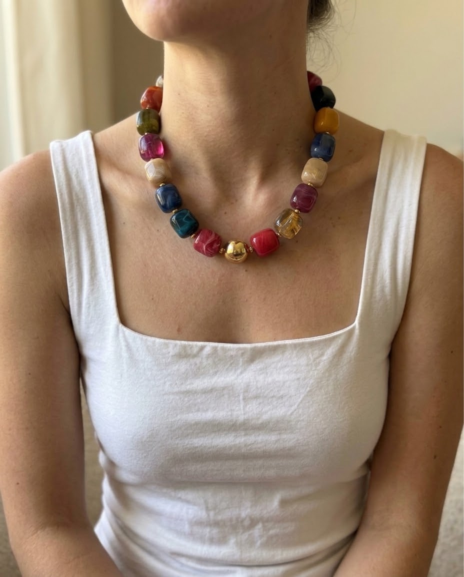 Collar Mosaico Multicolor