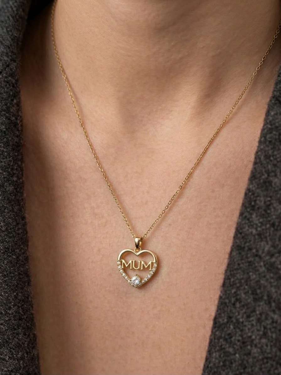 Collar Corazón MUM