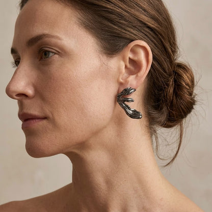 Aretes Hojas