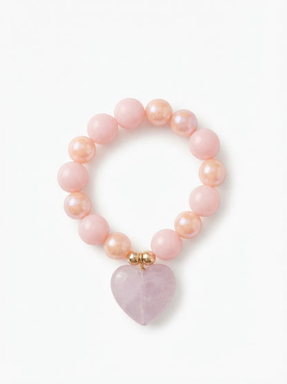 Pulsera Cuentas Corazón