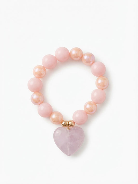 Pulsera Cuentas Corazón