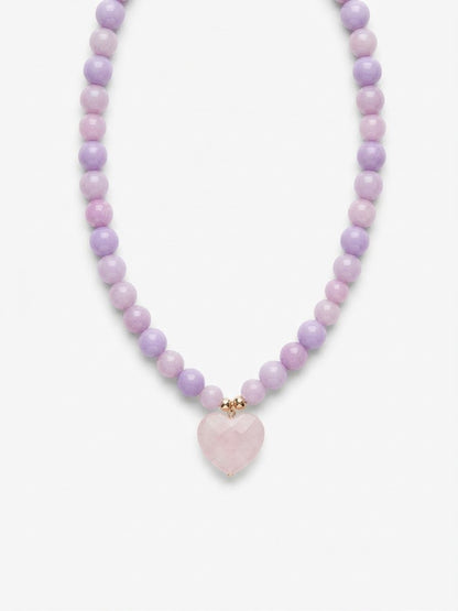 Collar Corazón Lila