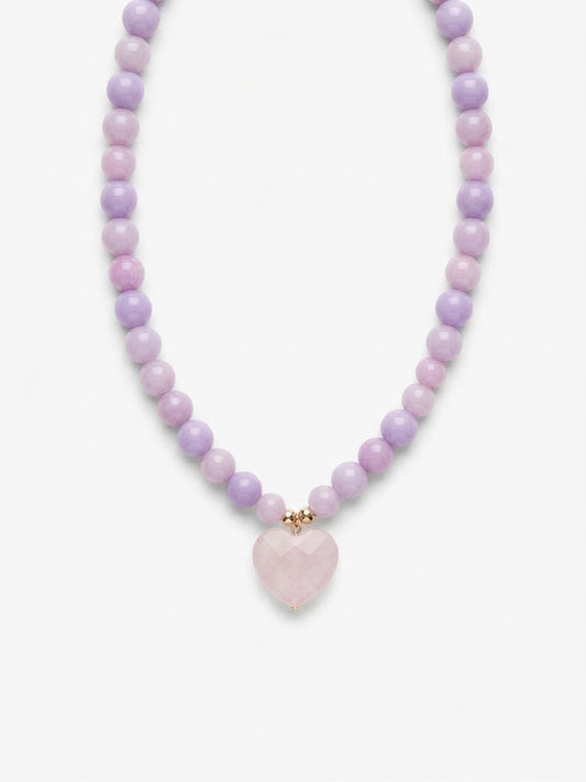 Collar Corazón Lila
