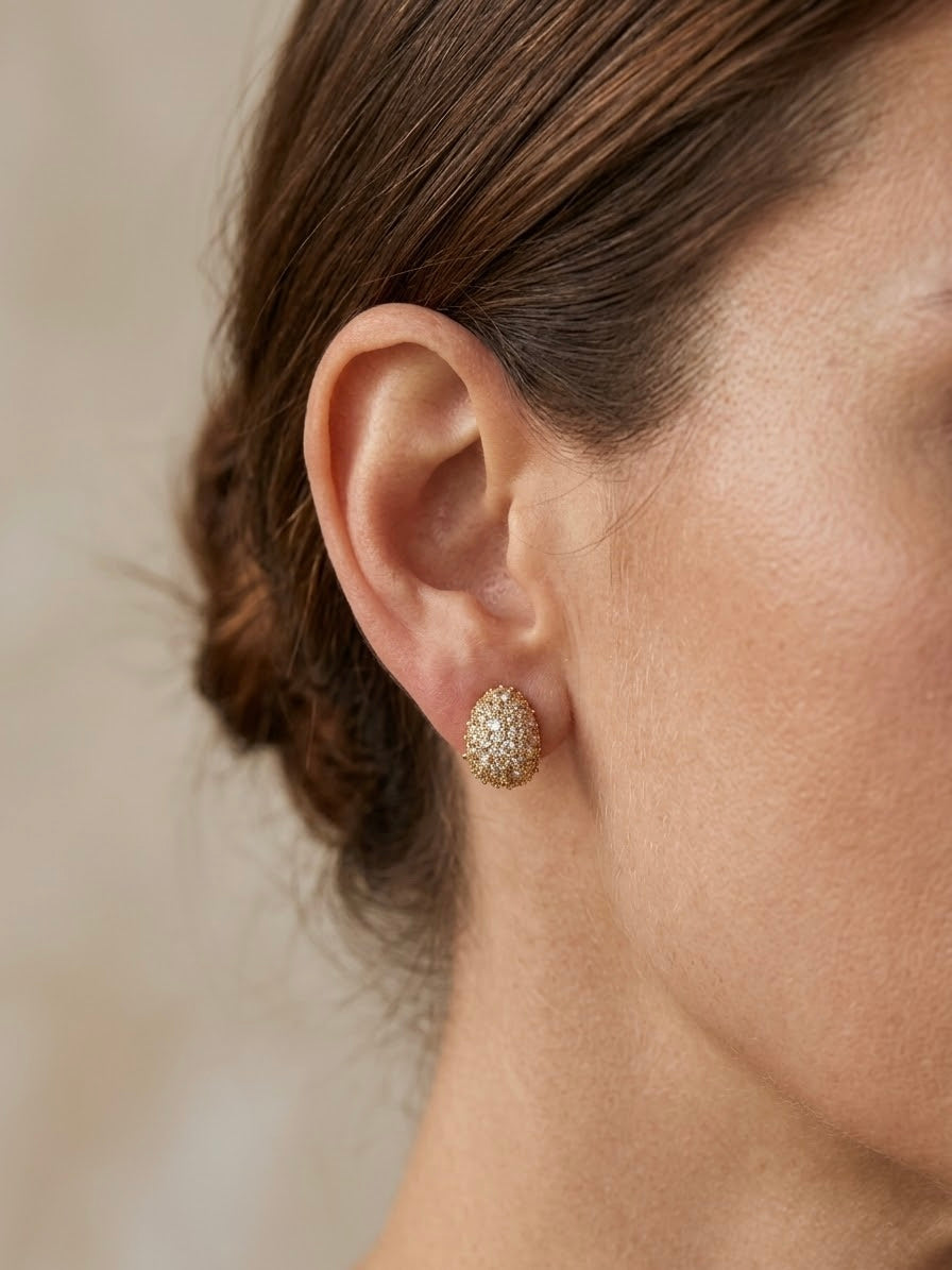 Aretes Gota Brillo