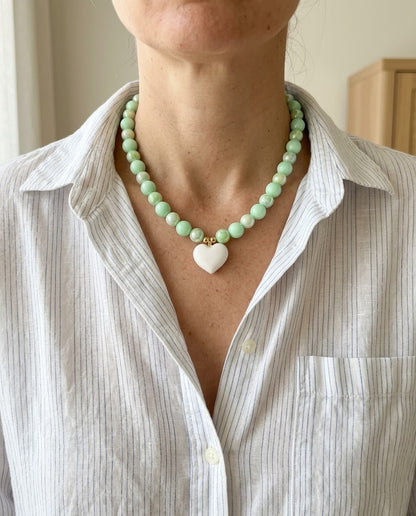 Collar Corazón Mint
