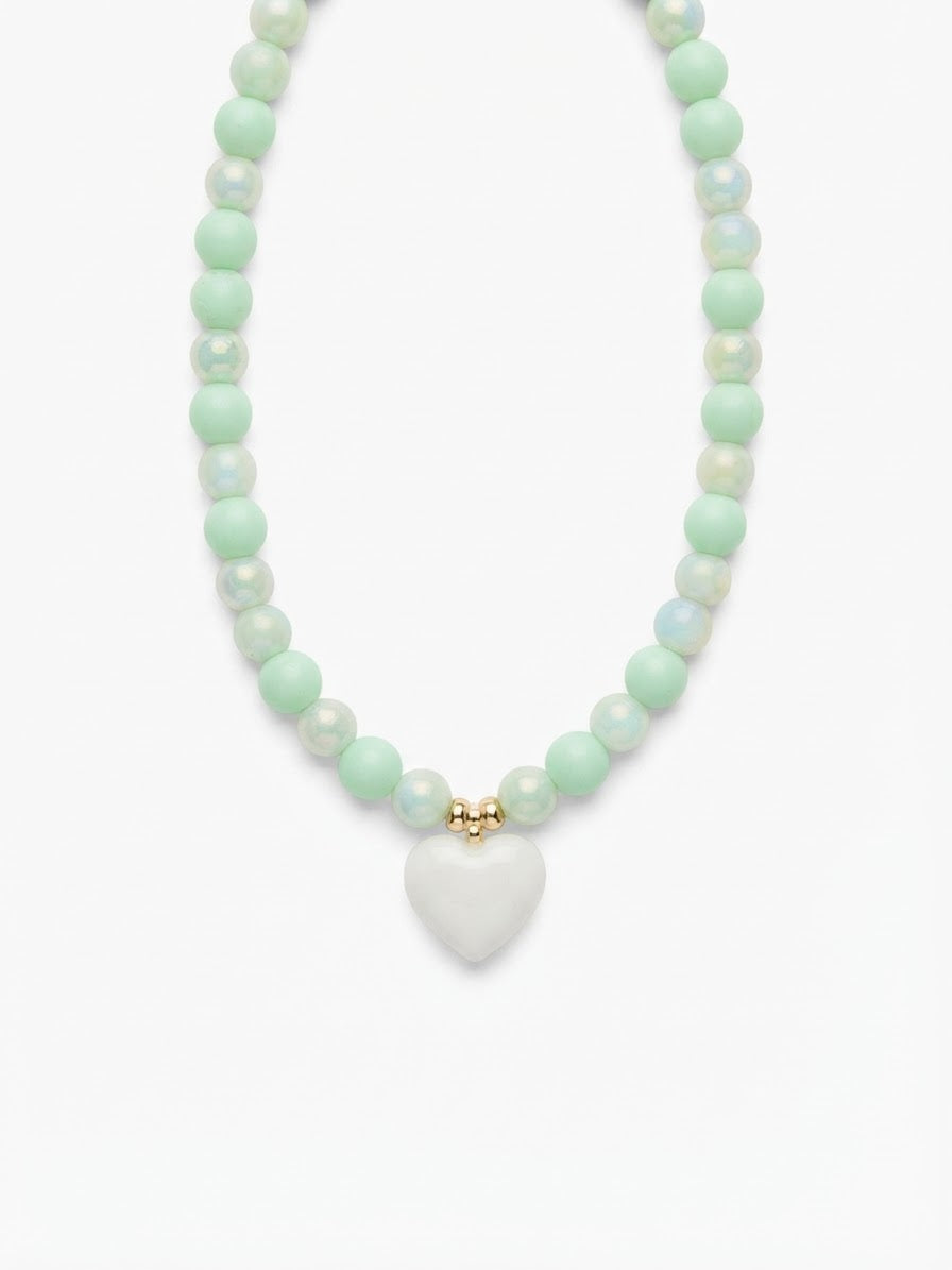 Collar Corazón Mint