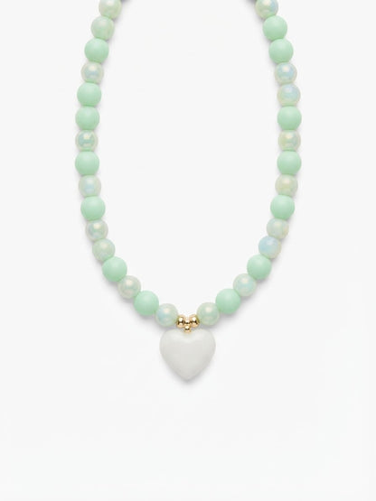 Collar Corazón Mint