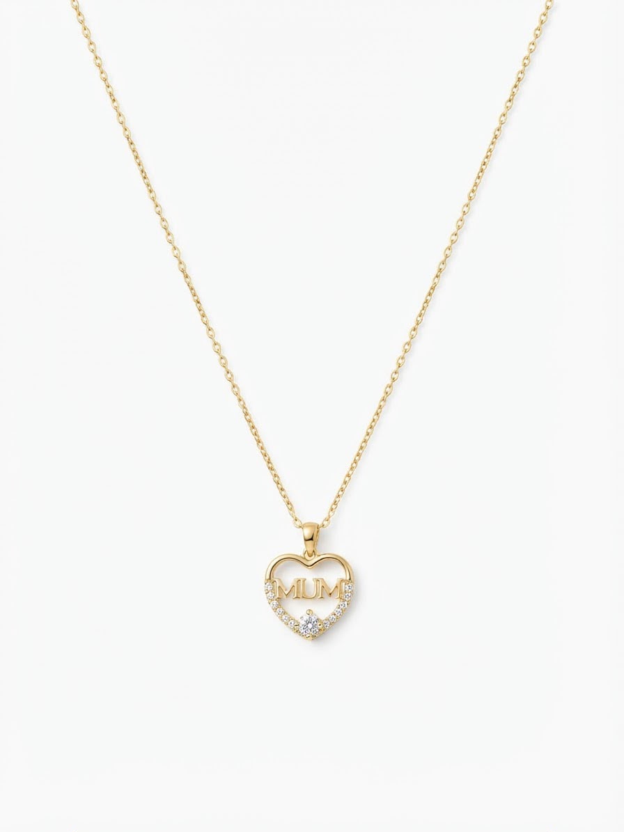 Collar Corazón MUM