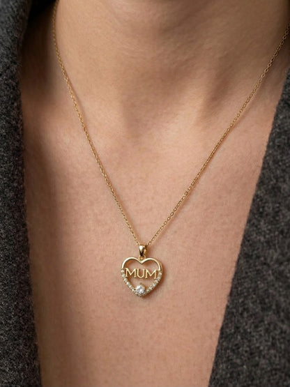 Collar Corazón MUM