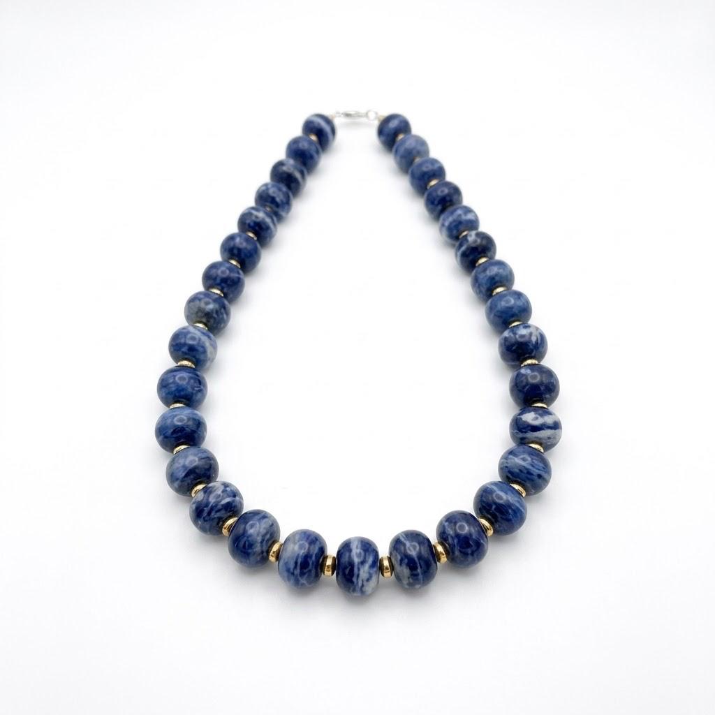Collar Jaspe Azul