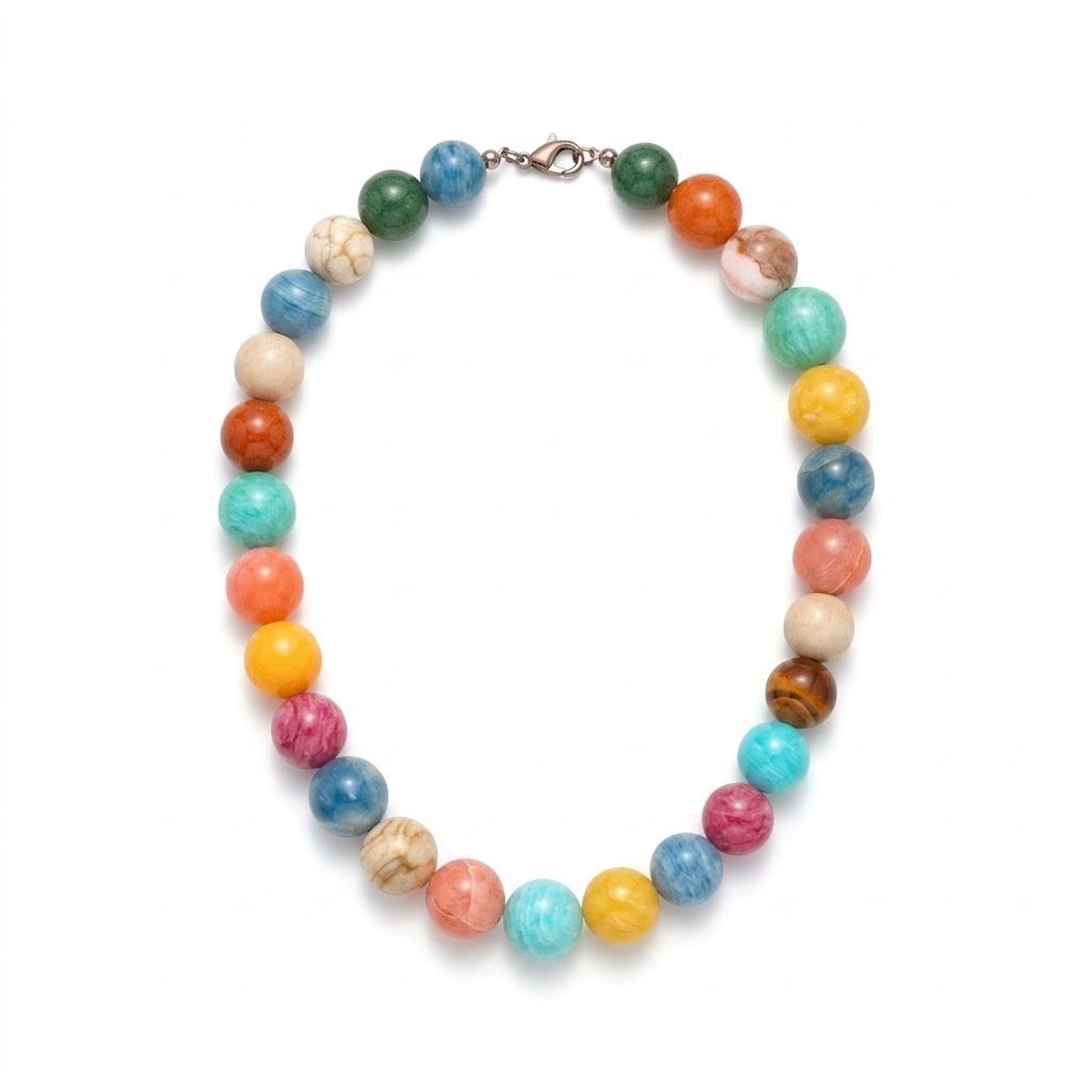 Collar Esferas Multicolor